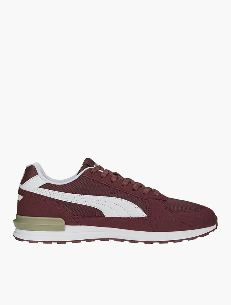 Shop PUMA Wood Violet, White & Pristine Graviton Trainers for Men from ...