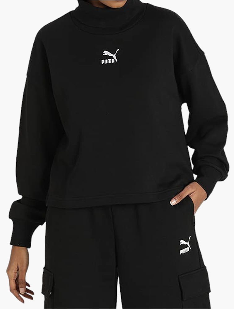MyRunway | Shop PUMA Black Classics Turtleneck Crew for Women from ...
