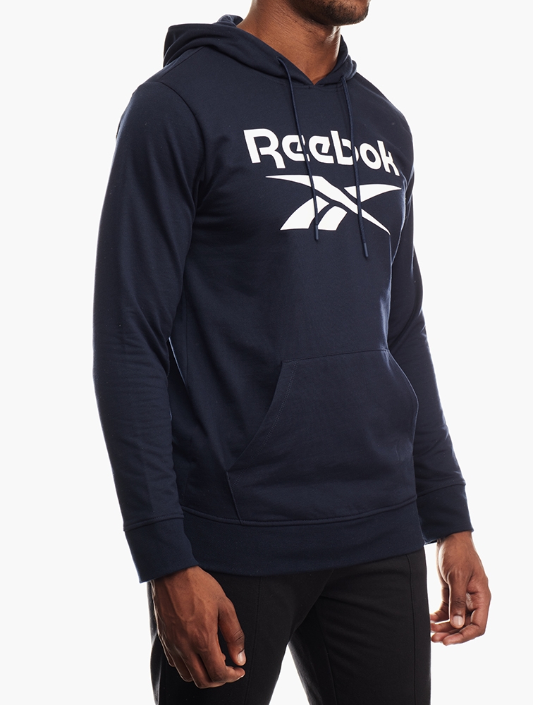 Shop Reebok Vector Navy RI Big Stacked Logo Hoodie for Men from ...