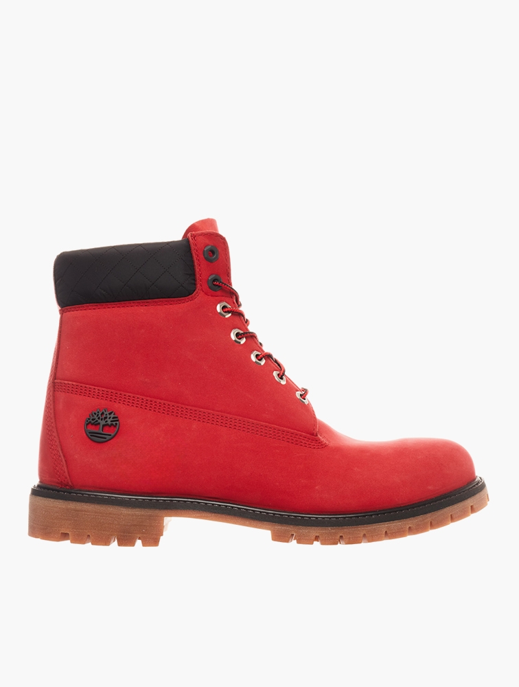 MyRunway | Shop Timberland Red 6 Inch Premium Chicago Bulls Boots for ...