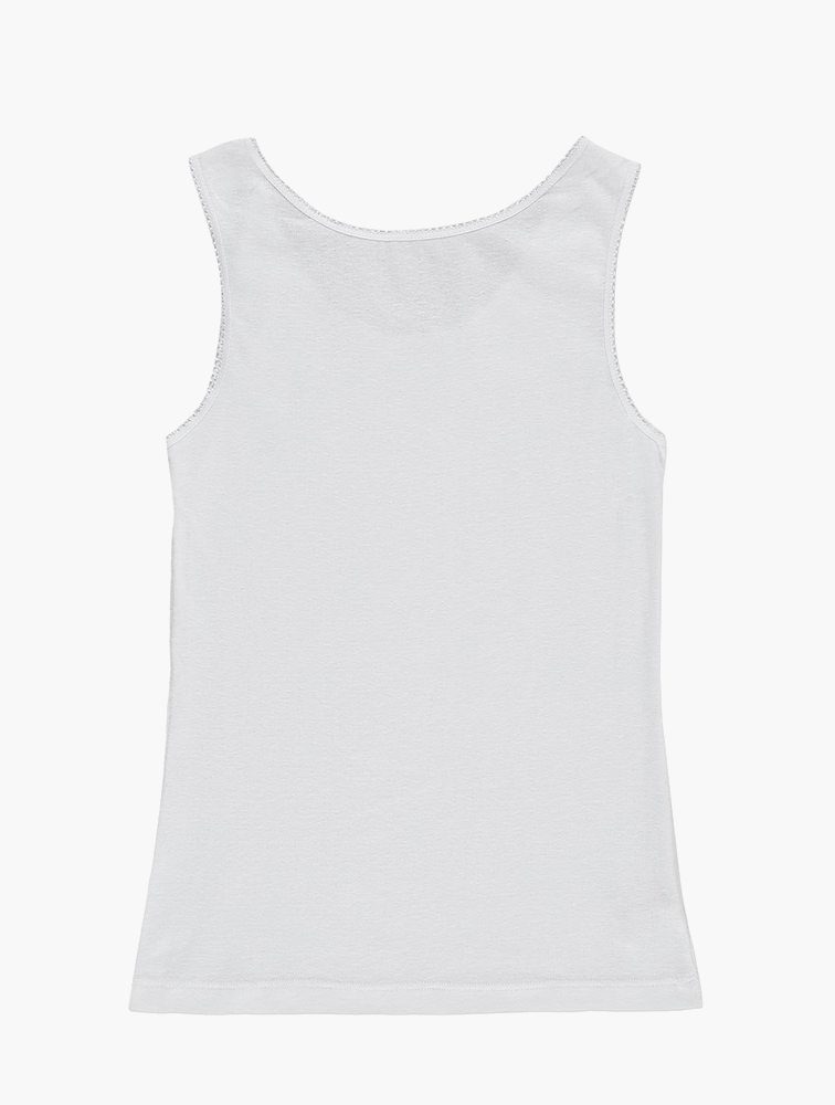 MyRunway | Shop Woolworths White Picot Trim Vests 3 Pack for Kids from ...
