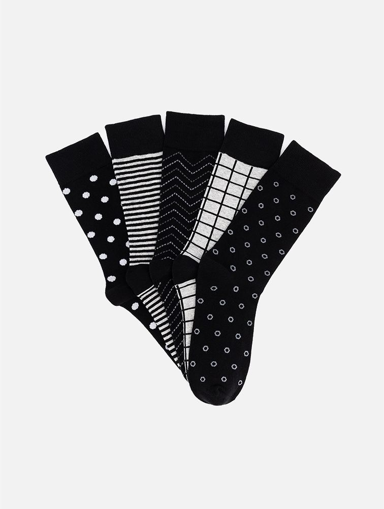 Buy 3pk Assorted Egyptian Cotton Rich Socks At Marks & Spencer