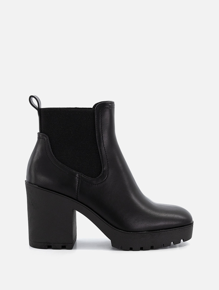 MyRunway | Shop Woolworths Black Chunky Elastic Ankle Boots for Women ...