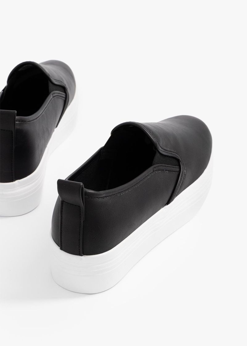 MyRunway Shop Woolworths Black Slip on Platform Sneakers for