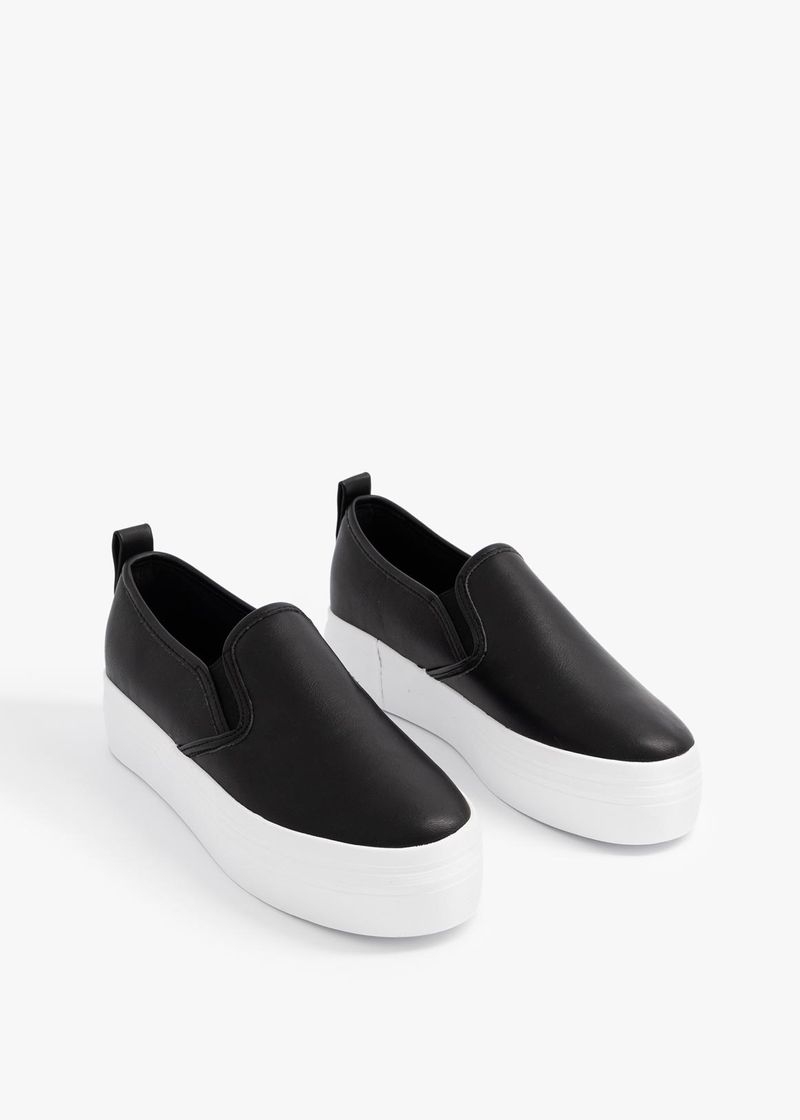 MyRunway Shop Woolworths Black Slip on Platform Sneakers for